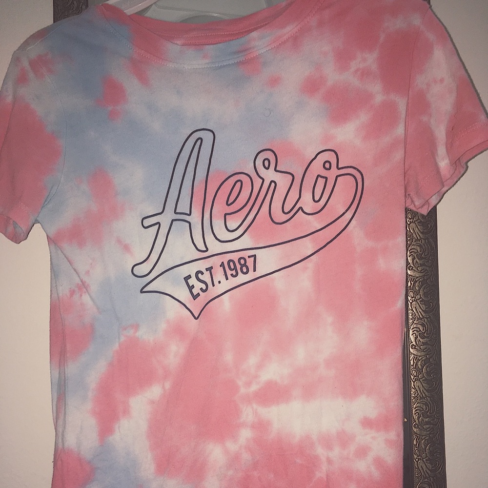 Pink & Blue Aeropostale Shirt
